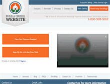 Tablet Screenshot of buildachurchexpress.com